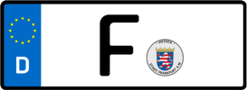 Kfz-Kennzeichen F (Bundesland Hessen)