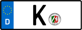 Kfz-Kennzeichen K (Bundesland Nordrhein-Westfalen)