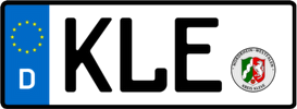 Kfz-Kennzeichen KLE (Bundesland Nordrhein-Westfalen)