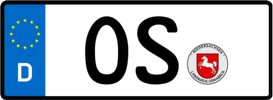 Kfz-Kennzeichen OS (Bundesland Niedersachsen)