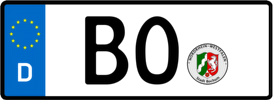 Kfz-Kennzeichen BO (Bundesland Nordrhein-Westfalen)