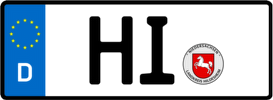 Kfz-Kennzeichen HI (Bundesland Niedersachsen) Kfz-Kennzeichen HI (Bundesland Niedersachsen)