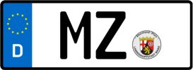 Kfz-Kennzeichen MZ (Bundesland Rheinland-Pfalz)