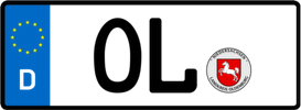 Kfz-Kennzeichen OL (Bundesland Niedersachsen) Kfz-Kennzeichen OL (Bundesland Niedersachsen)