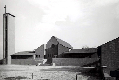 Johanneskirche Leverkusen (Bild: Otto-Bartning-Archiv TU Darmstadt)