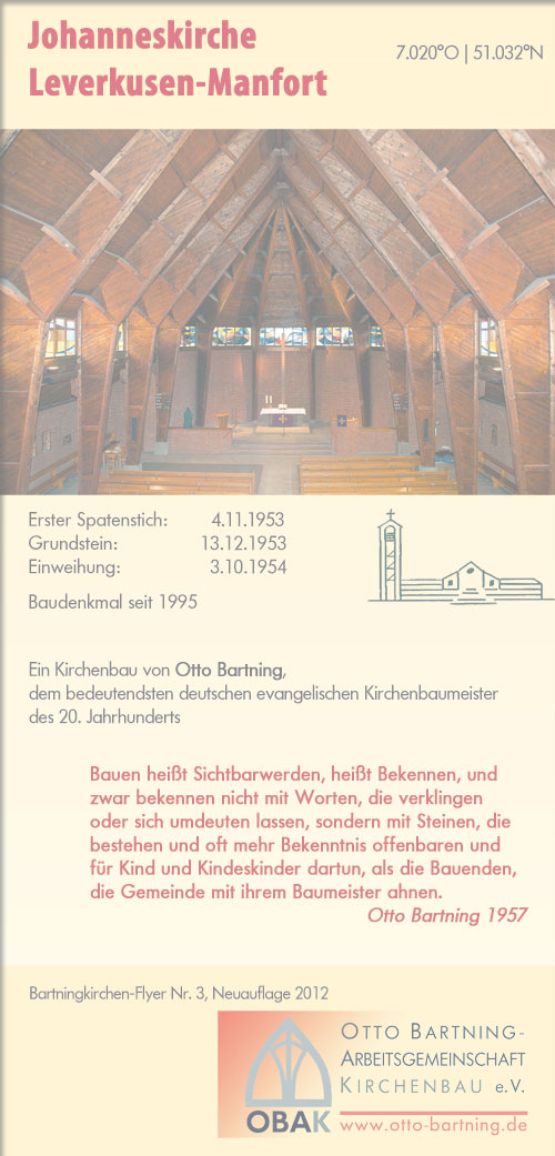 Einer der Bartningkirchen-Flyer