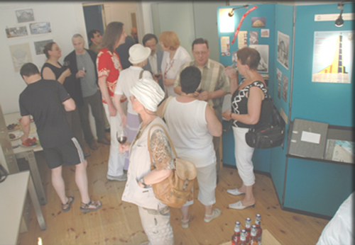 Eröffnung des OBAK-Projektbüros in Berlin-Pankow, unser Domizil von 2008 bis 2011.